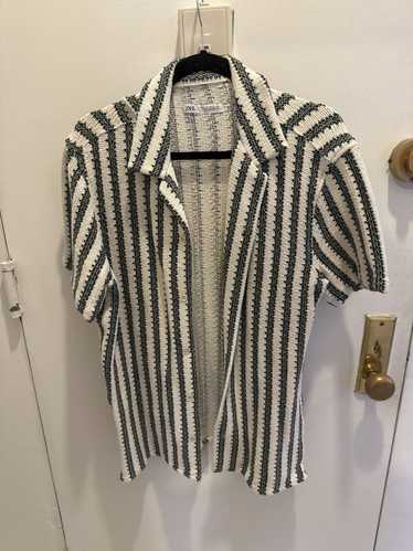Zara Striped knitted summer shirt