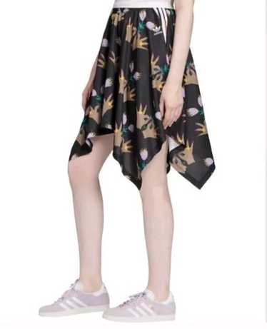 スカート adidas all over pattern asymmetry skirt Adidas originals skirt asymmetrical - Gem