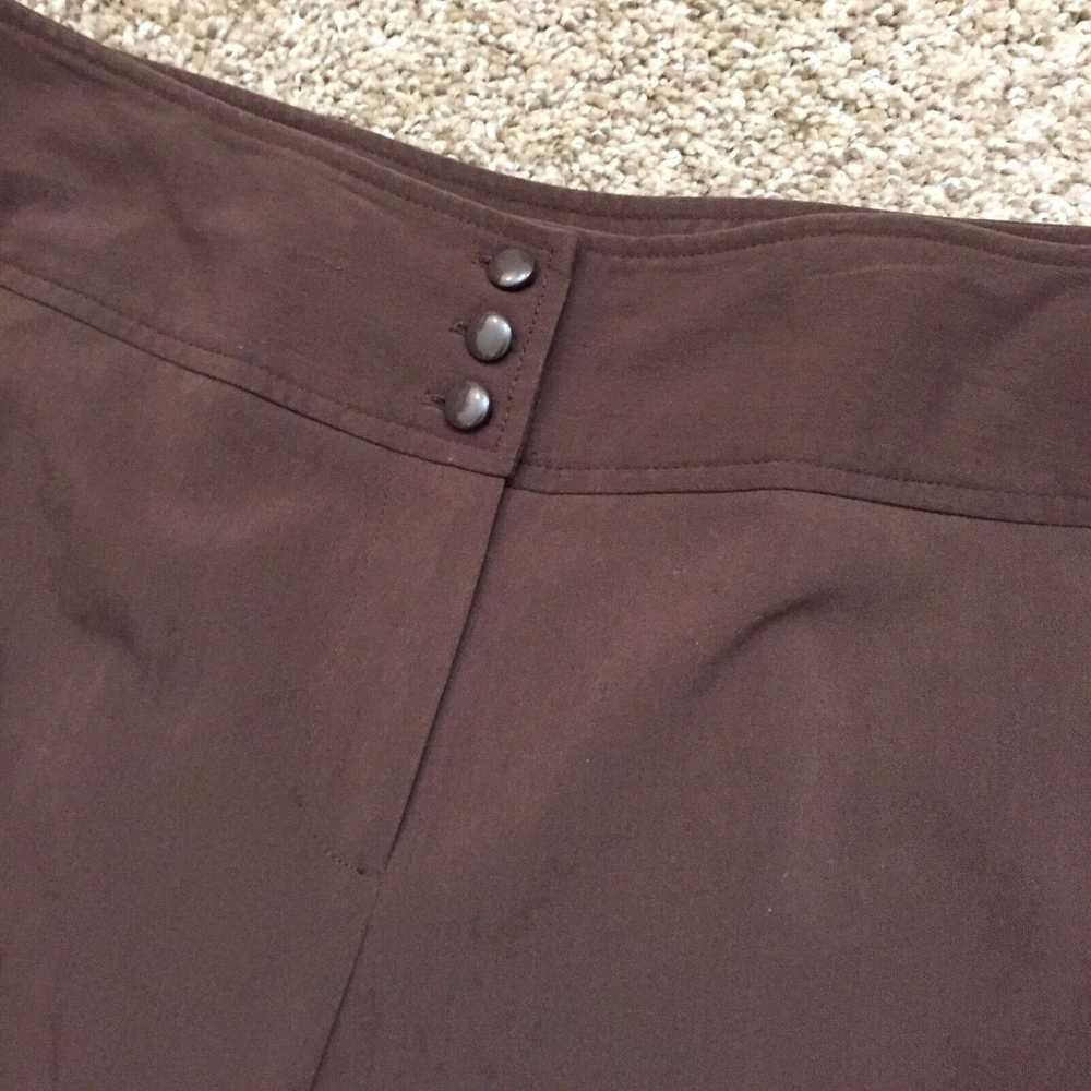 Vintage Dressbarn Capri Pants Womens Size 14 Brow… - image 2