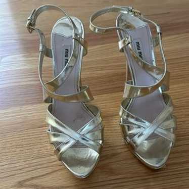 Great Quality Authentic Miu Miu Platform Stiletto… - image 1