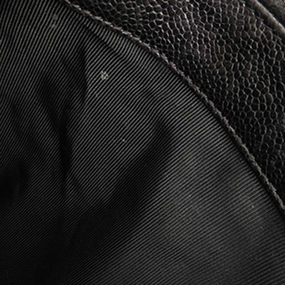 Black Chanel CC Quilted Caviar Shoulder Bag - image 9