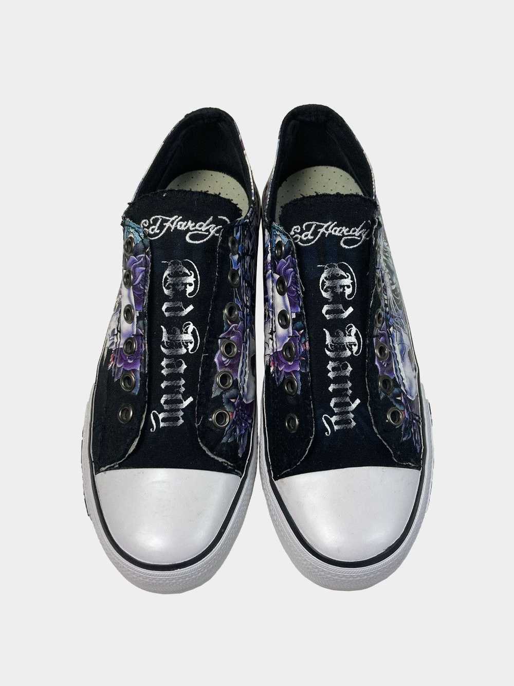 Ed Hardy × Streetwear × Vintage Ed Hardy Low Top … - image 2