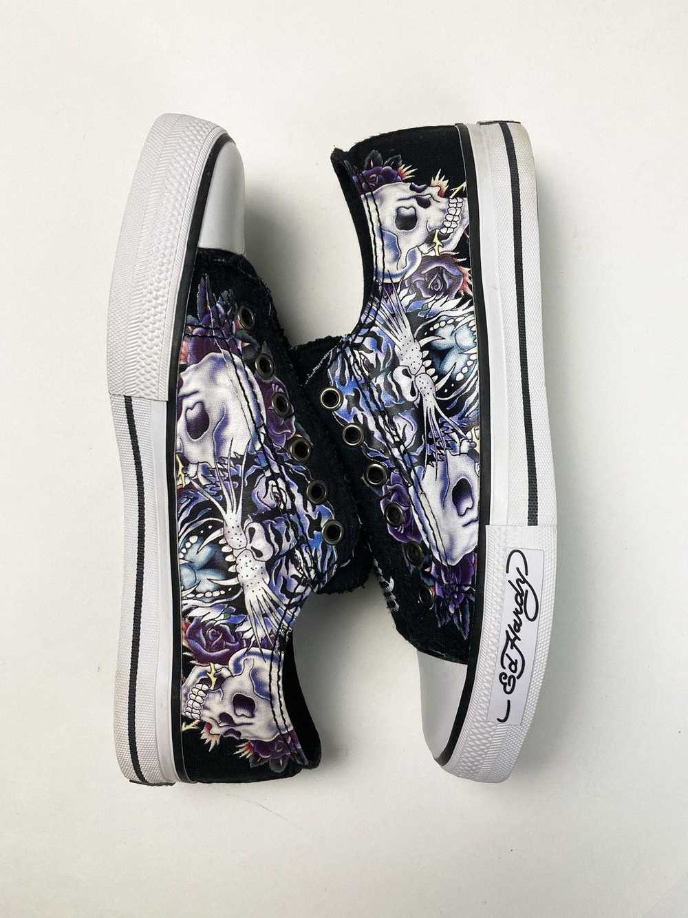 Ed Hardy × Streetwear × Vintage Ed Hardy Low Top … - image 8