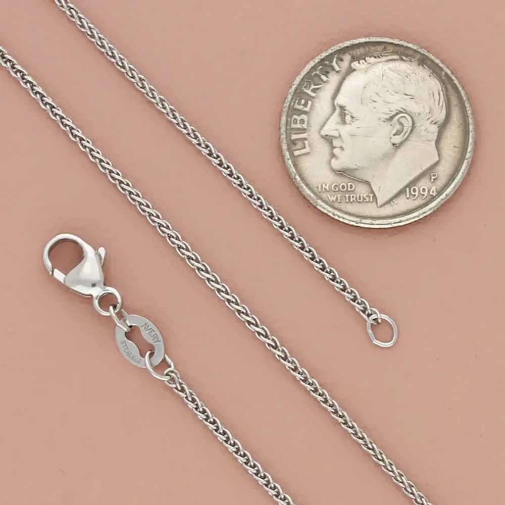 James Avery Sterling Silver Fine Spiga Chain Neck… - image 4