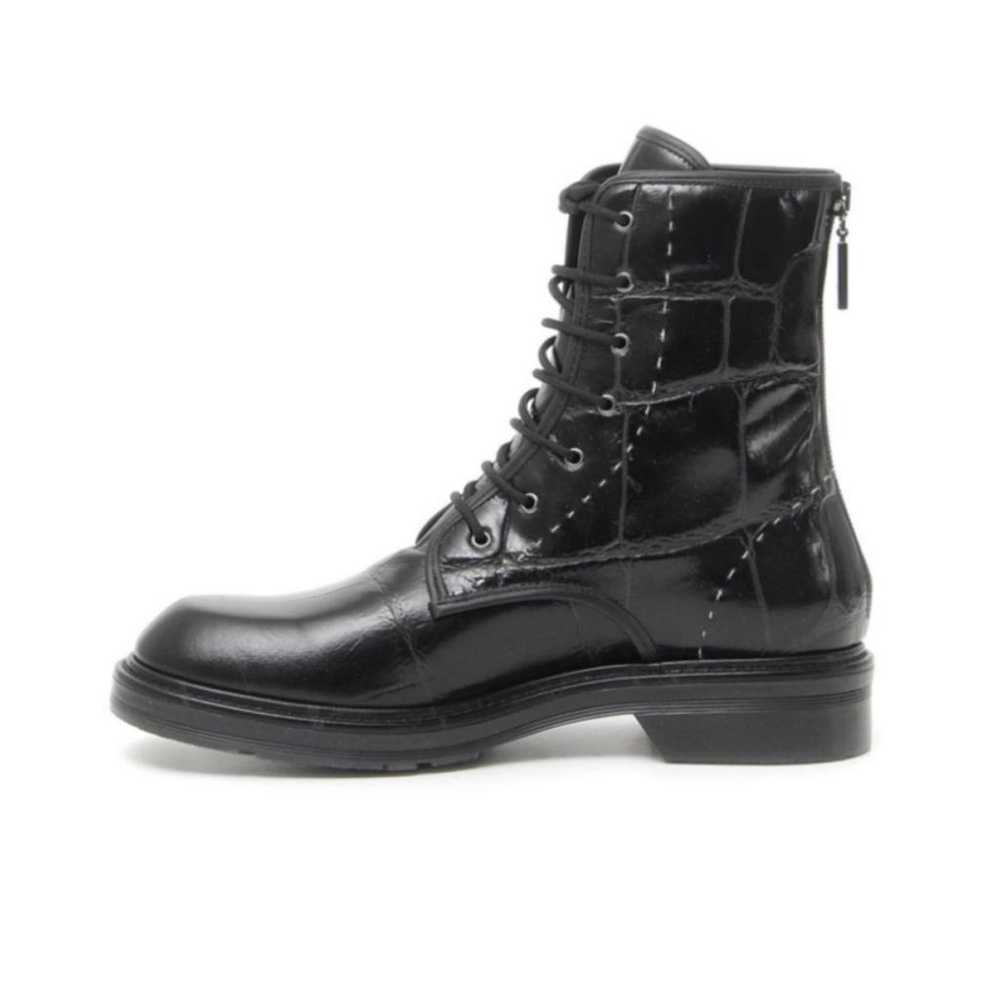 Max Mara Leather lace up boots - image 3