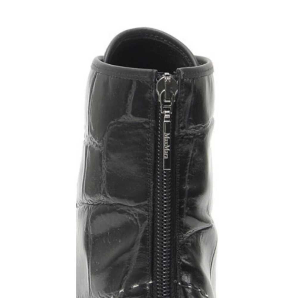 Max Mara Leather lace up boots - image 4