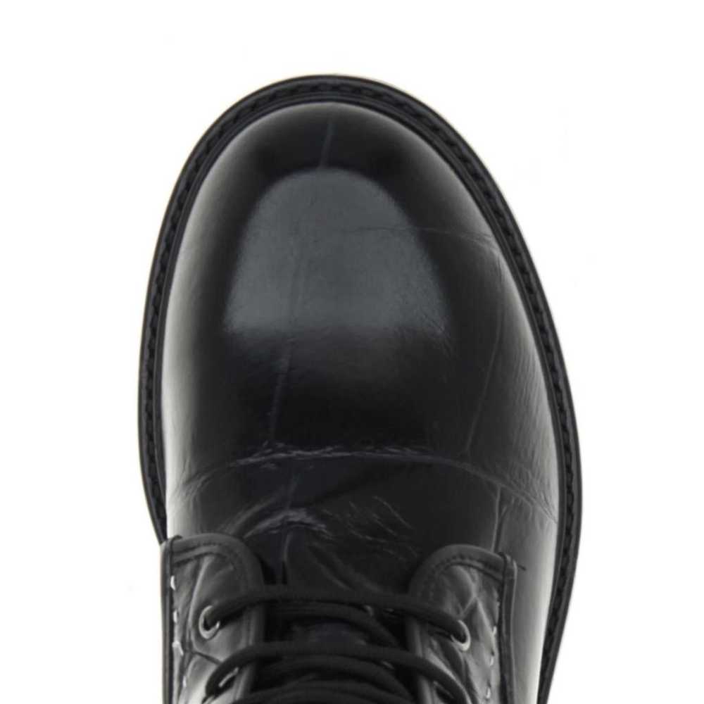 Max Mara Leather lace up boots - image 6