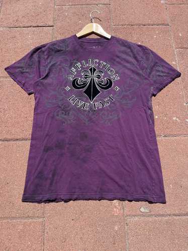 Affliction Crazy aop tribal y2k Affliction Felt Si