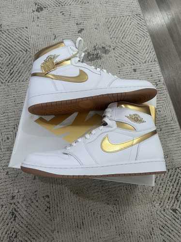 Jordan Brand × Nike jordan 1 metallic gold size 13