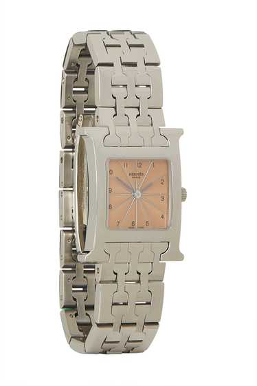 Silver Stainless Steel H Hour PM