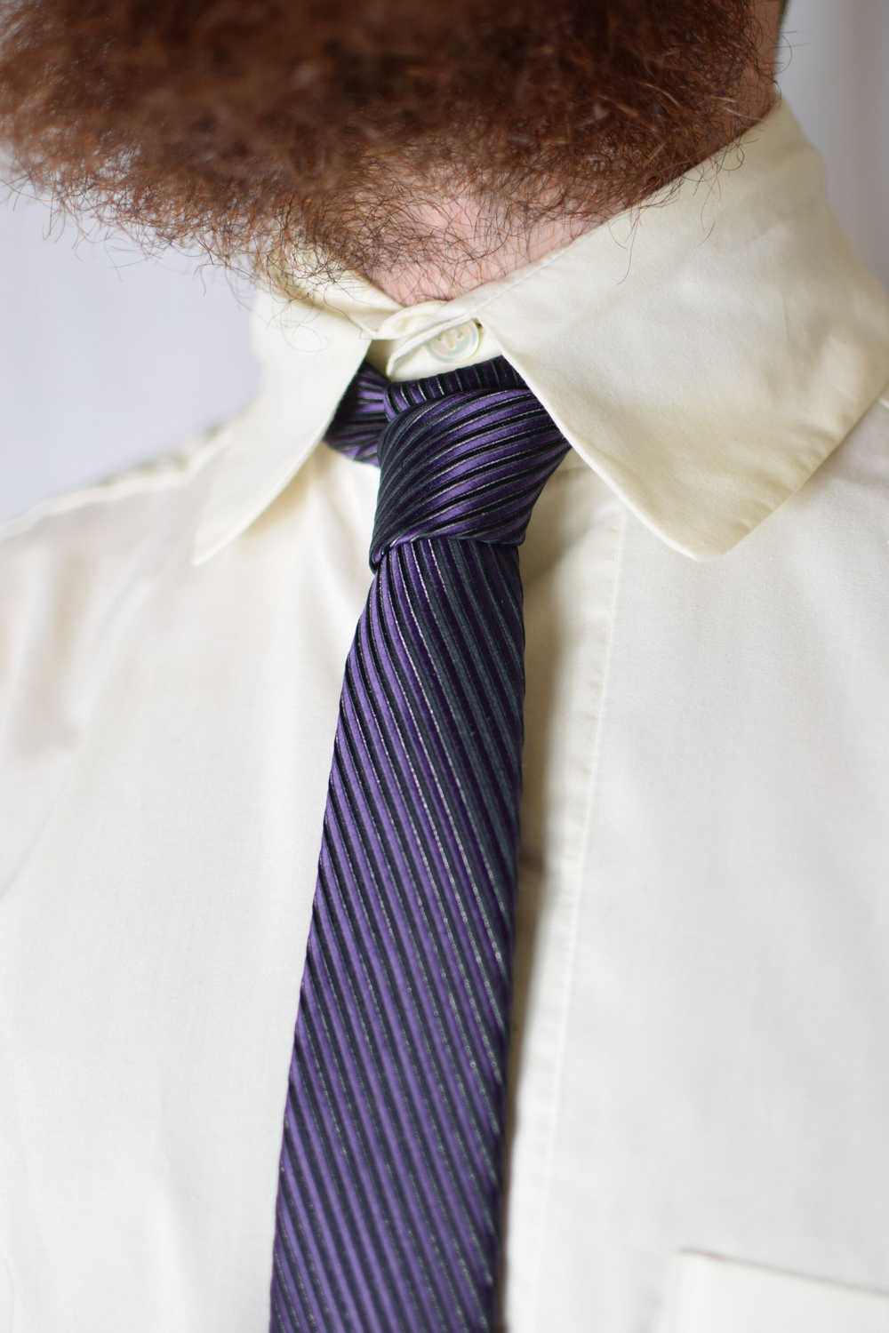 Yohji Yamamoto YYPH Purple Necktie - image 4