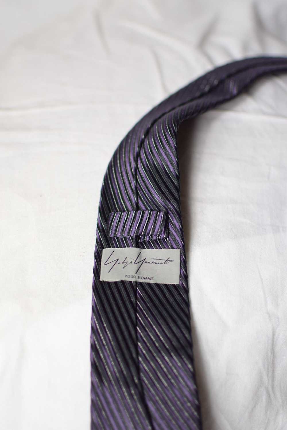 Yohji Yamamoto YYPH Purple Necktie - image 5