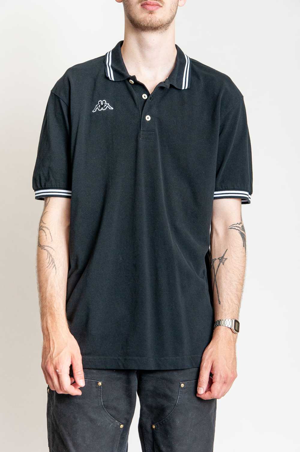 Kappa short sleeve polo Black With contrasting st… - image 2