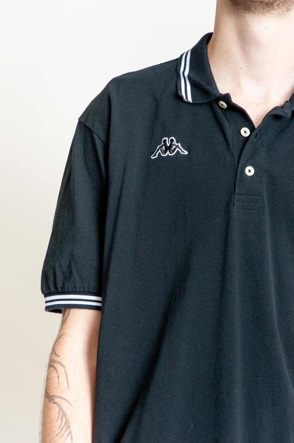 Kappa short sleeve polo Black With contrasting st… - image 5