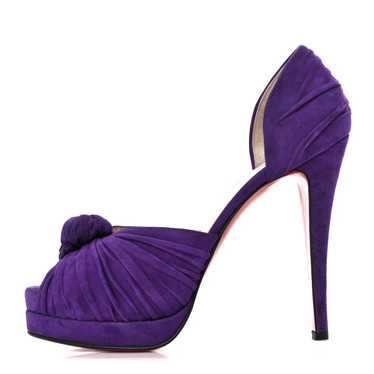 CHRISTIAN LOUBOUTIN Suede Greissimo 120 Pumps 39 P