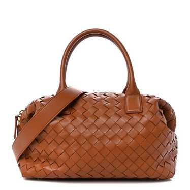 BOTTEGA VENETA Nappa Intrecciato Bauletto Wood