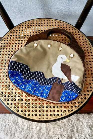 Handmade 70's Seagull Patchwork Bag | Used,…