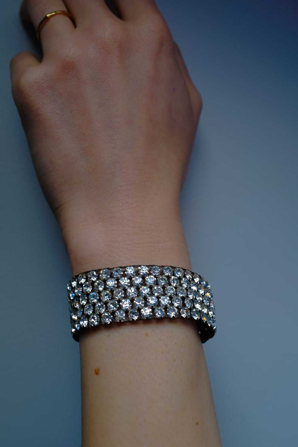 Antique Victorian Paste Diamond Pavé Bracelet |… - image 2