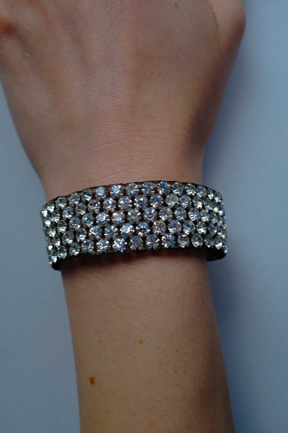 Antique Victorian Paste Diamond Pavé Bracelet |… - image 4