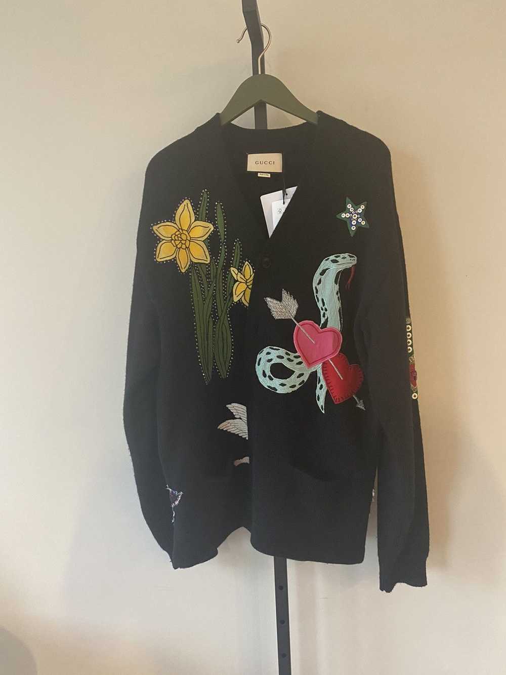 Gucci Gucci FW 16 Wool Spaceboy Cardigan - image 2