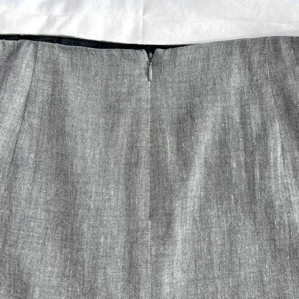 Elie Tahari Linen mid-length skirt - image 3