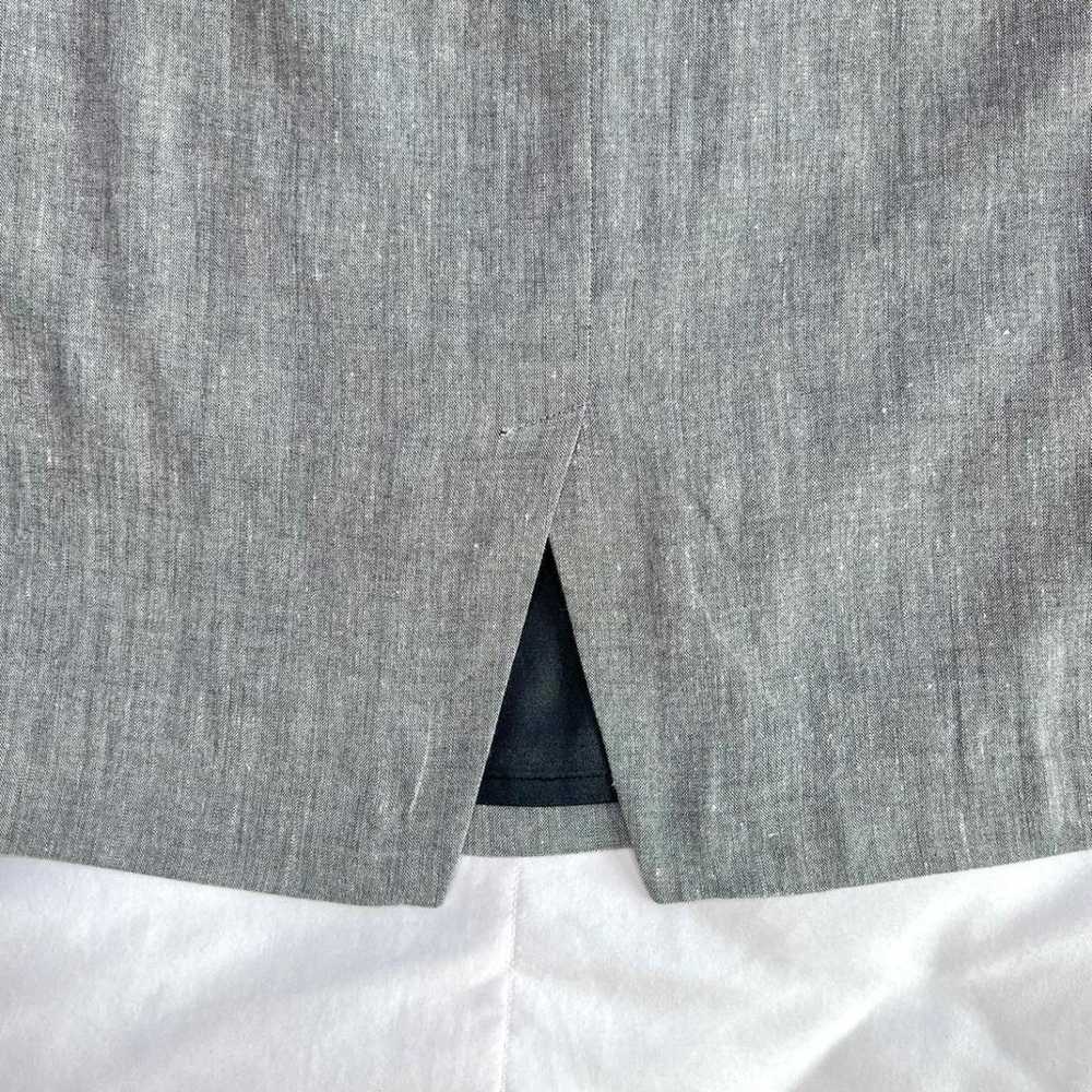 Elie Tahari Linen mid-length skirt - image 4