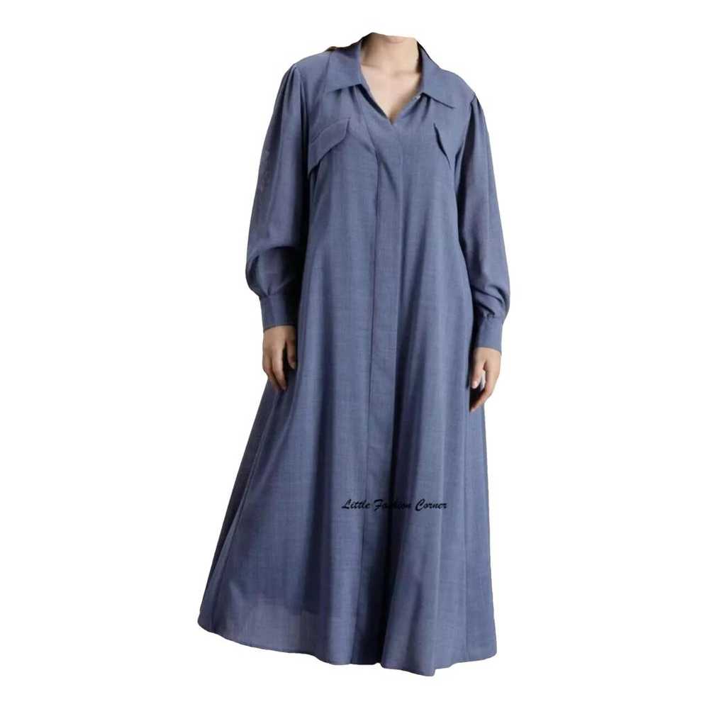 Marina Rinaldi Wool mid-length dress - image 1