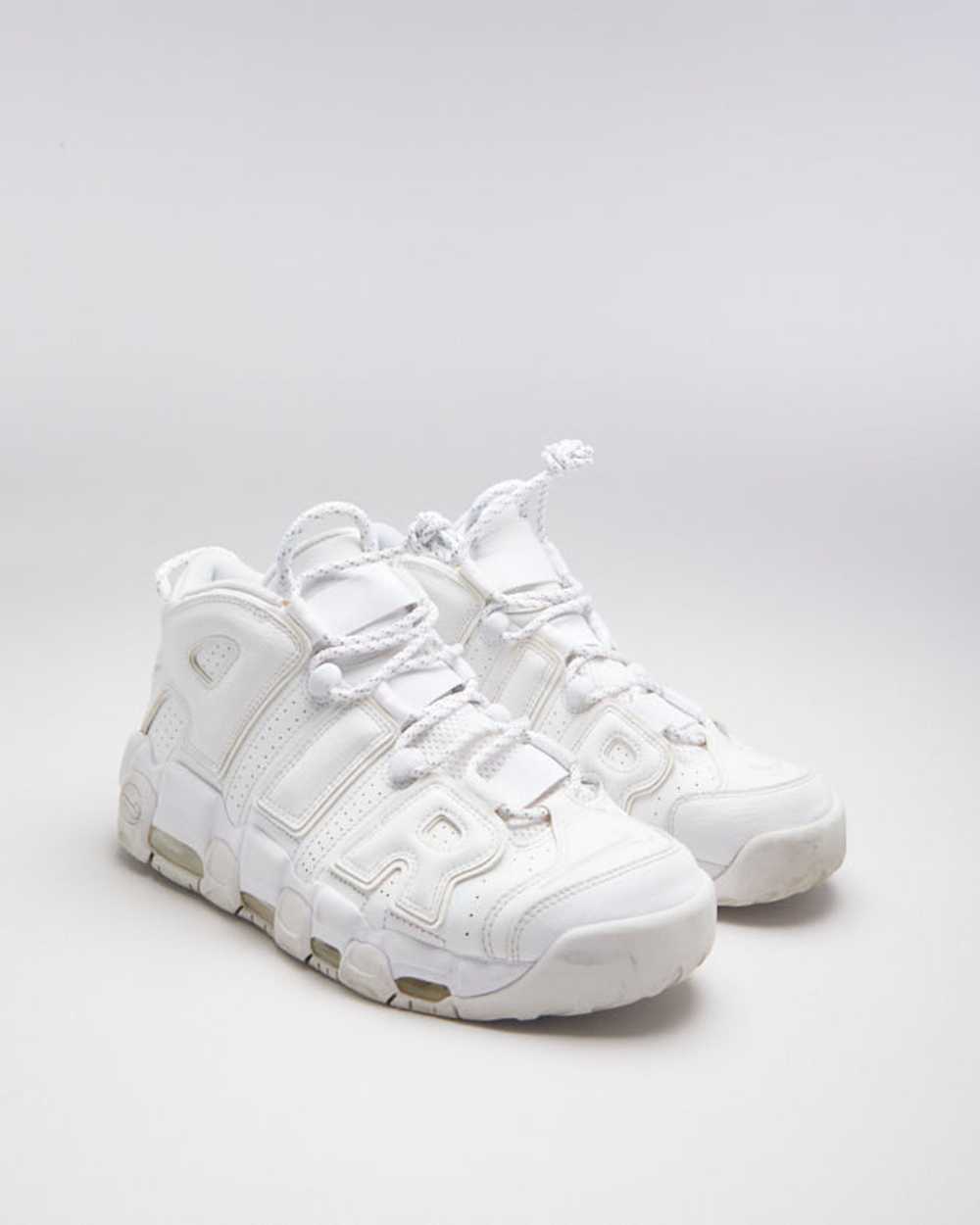 Nike Air More Uptempo Triple White - UK 8.5 - image 1