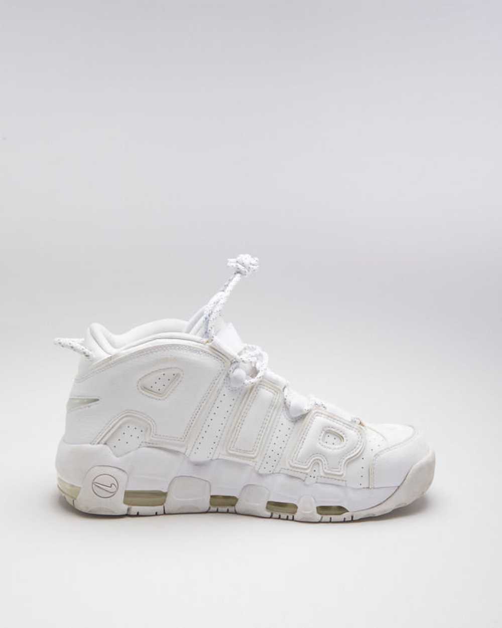 Nike Air More Uptempo Triple White - UK 8.5 - image 2