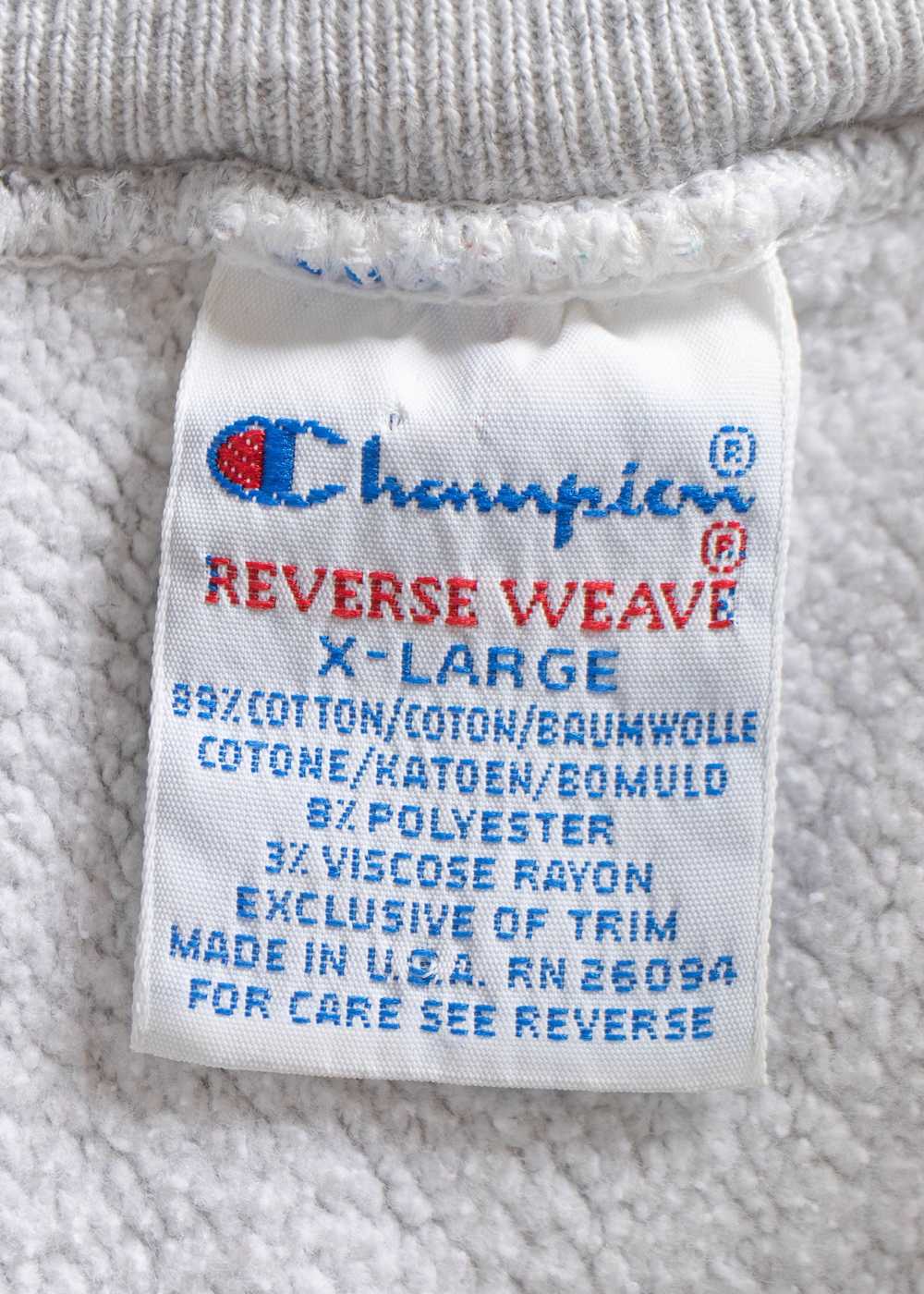 Vintage 1990s Champion Reverse Weave Oswego State… - image 6