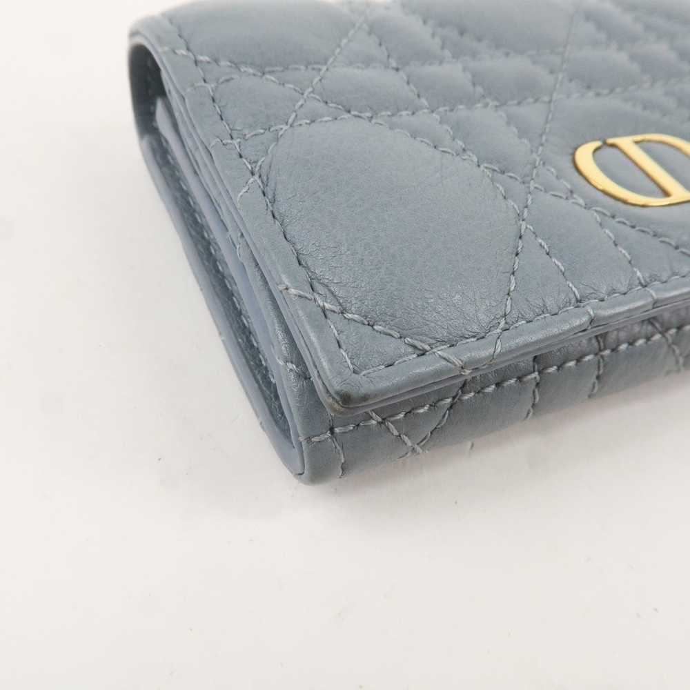 Christian Dior Cannage Leather Caro Bi-fold Walle… - image 6