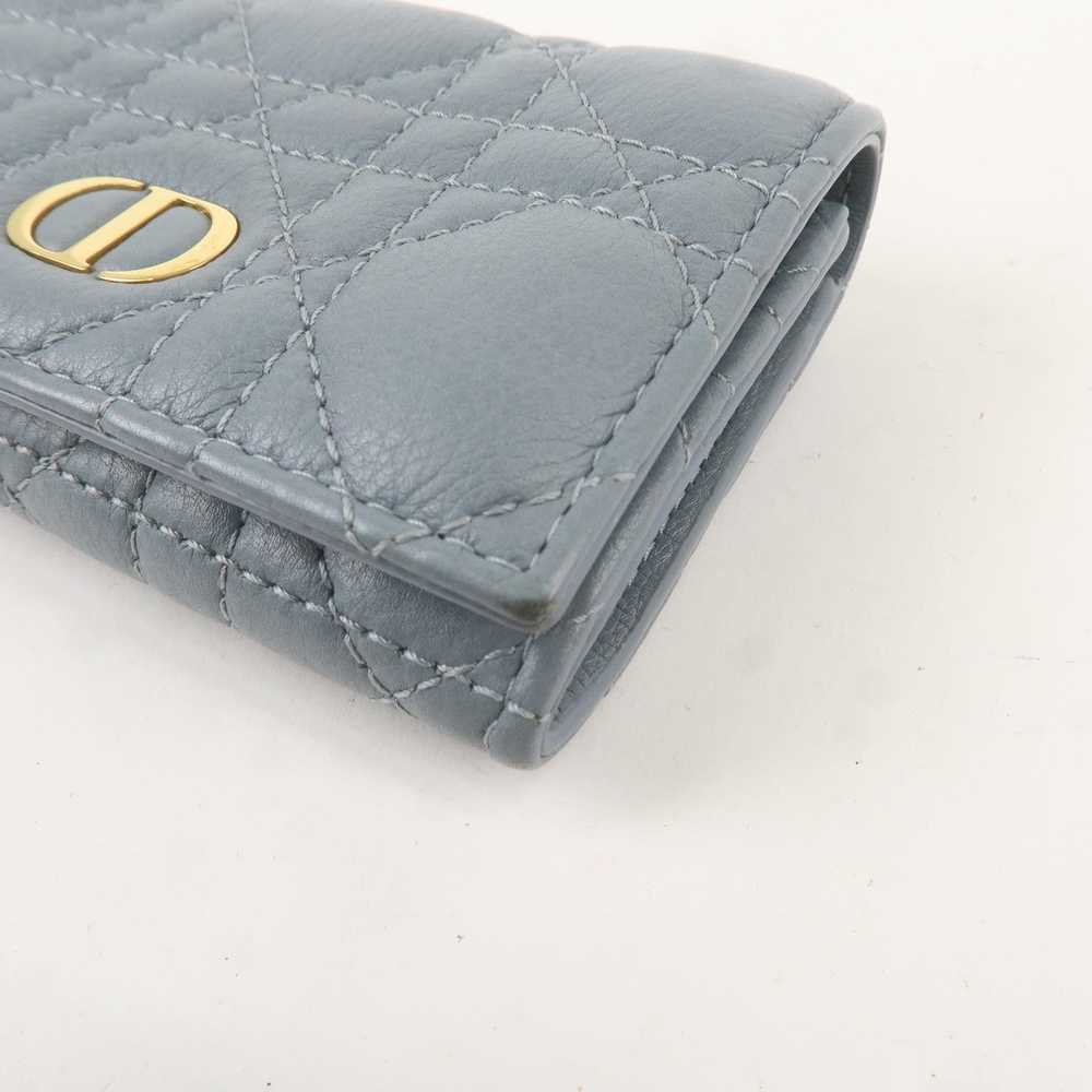 Christian Dior Cannage Leather Caro Bi-fold Walle… - image 7