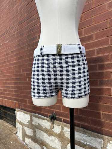 Blue & White Swim Trunks