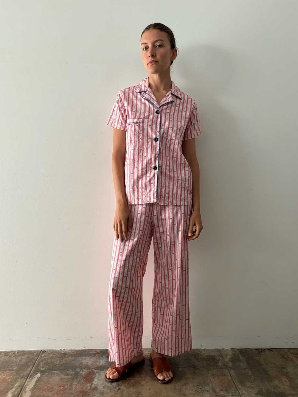 50s Pink Pajama Set - image 3