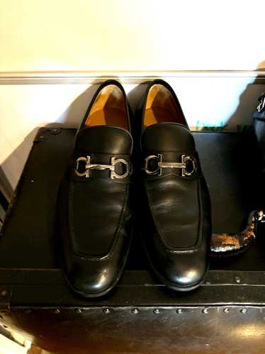 Salvatore Ferragamo Black Leather Grandioso Loafer