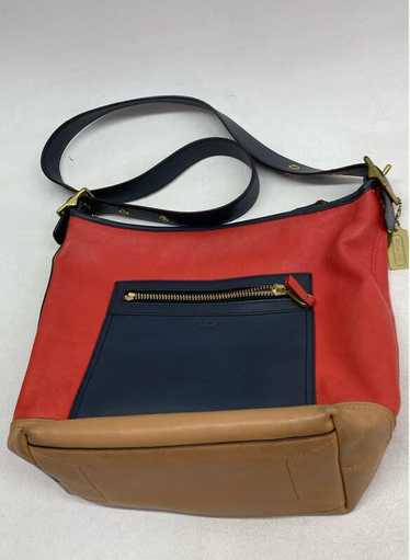 Coach Leather Legacy Duffle Colorblock Bag