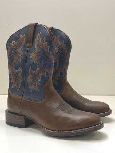 Ariat Stockman Ultra Leather Western Boots Brown 9