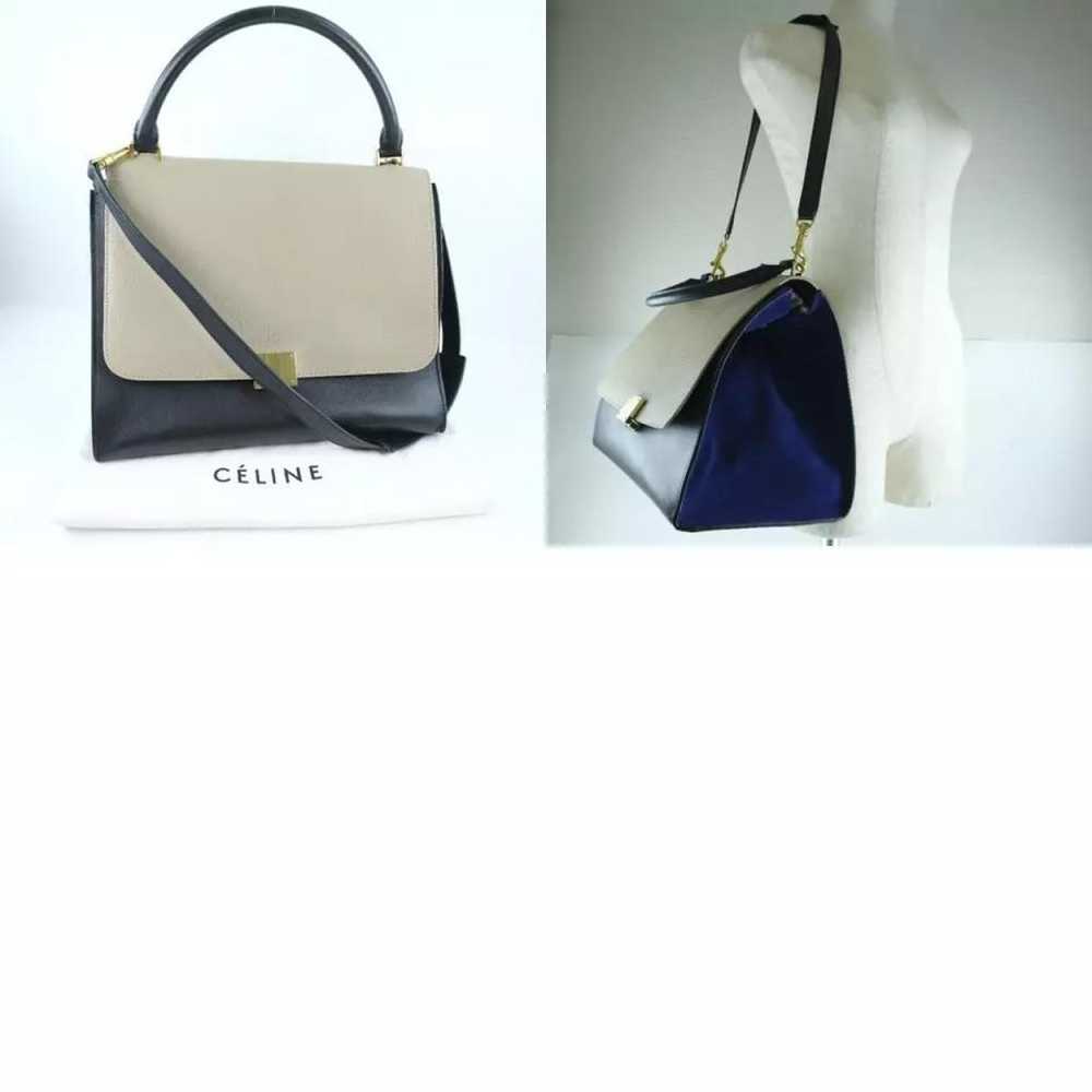 Celine Trapèze leather handbag - image 4