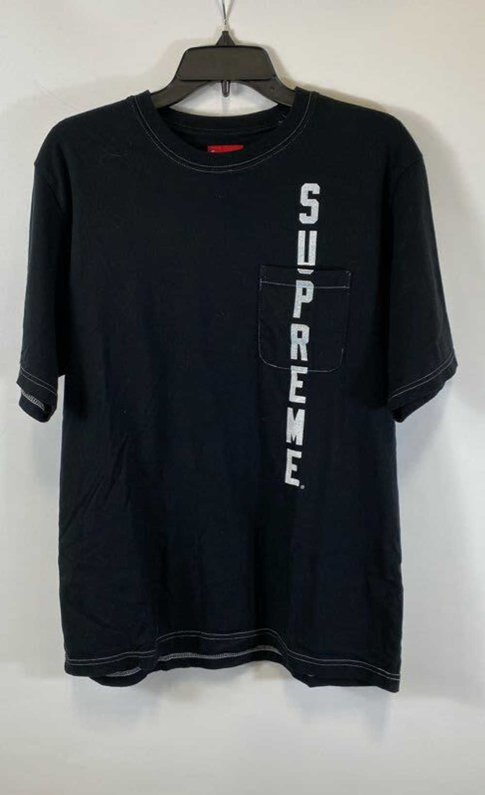 SUPREME Black T-shirt - Size Medium - image 1