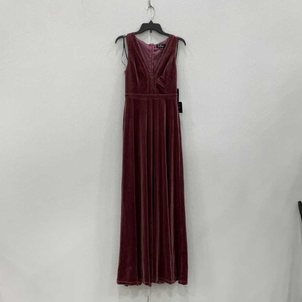 NWT Lulus Womens Maxi Dress Long Velvet Sleeveles… - image 1