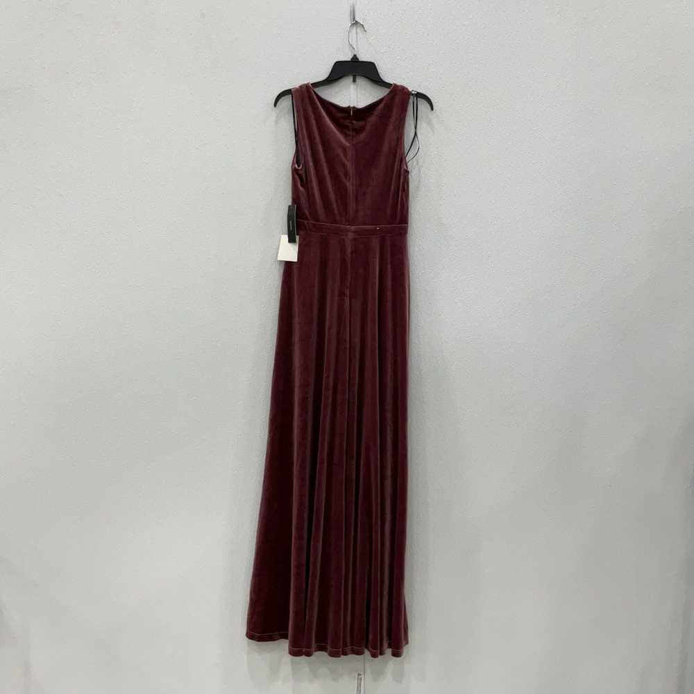 NWT Lulus Womens Maxi Dress Long Velvet Sleeveles… - image 2