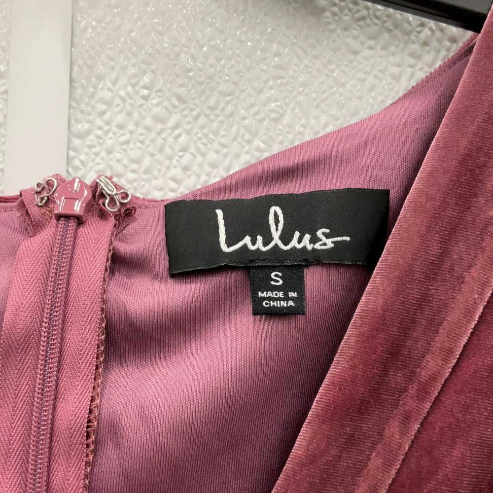 NWT Lulus Womens Maxi Dress Long Velvet Sleeveles… - image 4