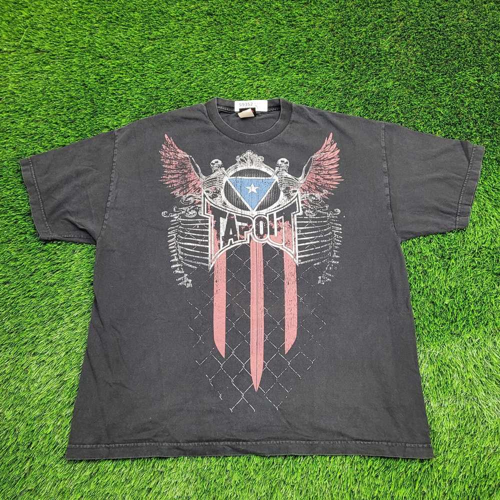 Tapout Vintage Tapout MMA Shirt 2XL 25x29 Distres… - image 1
