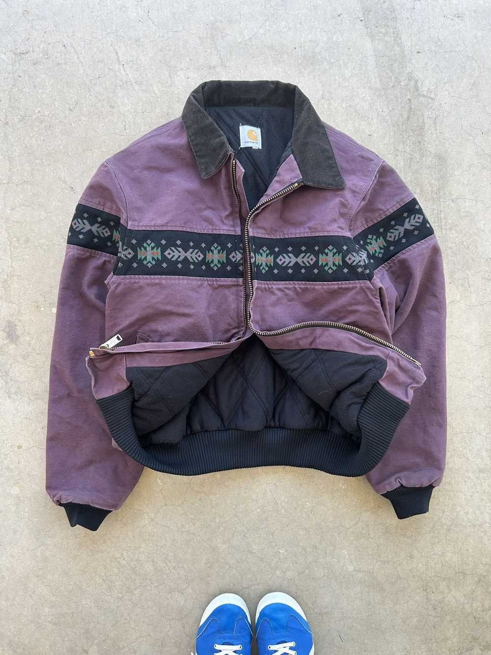 Carhartt × Streetwear × Vintage Plum Carhartt Azt… - image 7