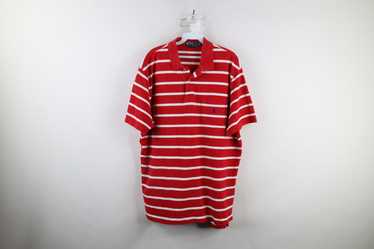 【VALENTINO】1990s Striped L/S Polo Shirt VALENTINO】1990s Striped L/S Polo Shirt VALENTINO 1990s