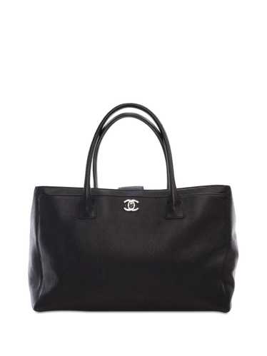CHANEL Pre-Owned 2011 Caviar Executive Cerf tote b