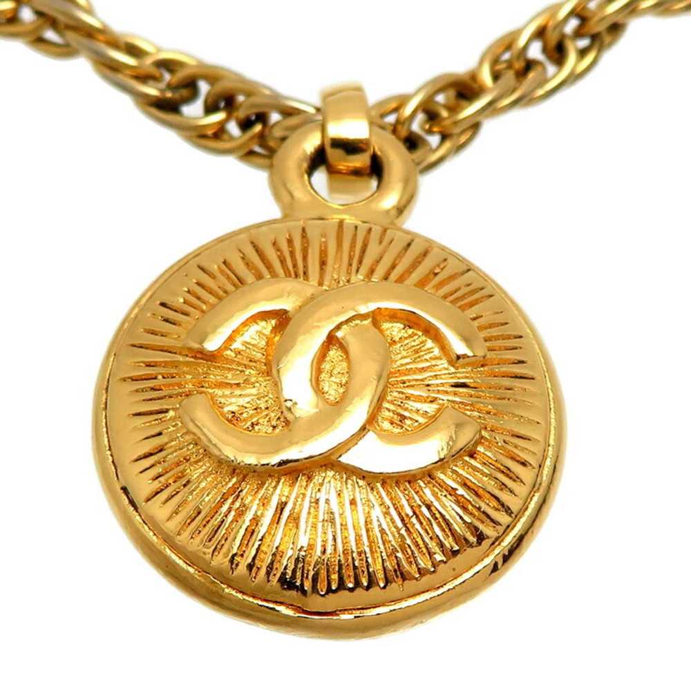 Chanel Chanel Coco Pendant Ladies Necklace GP - image 4