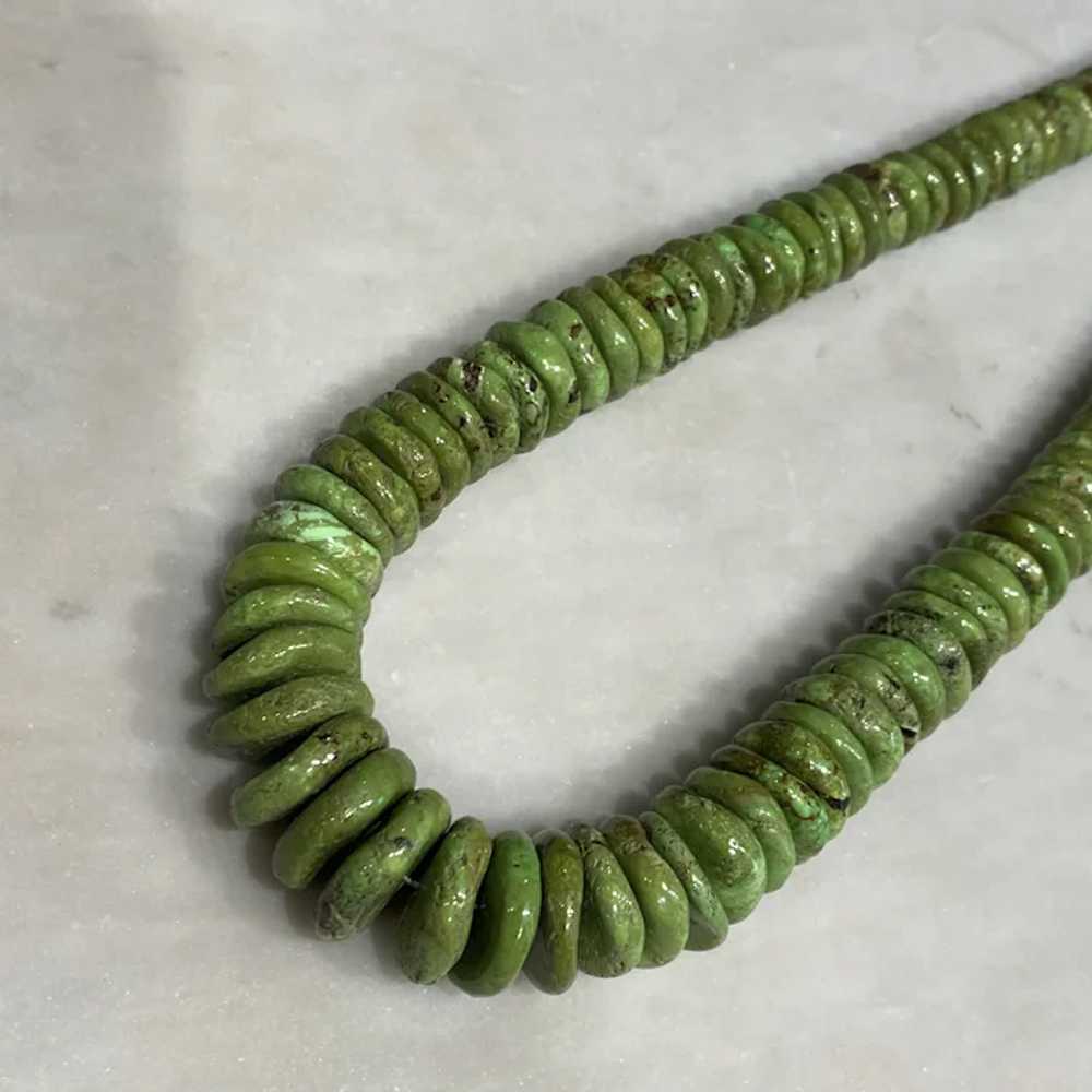 Green Manassa Turquoise Necklace - image 4