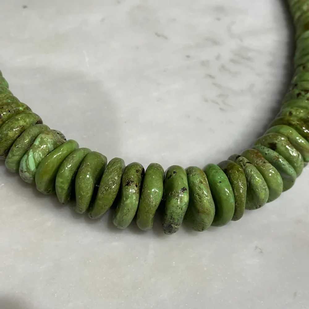Green Manassa Turquoise Necklace - image 5
