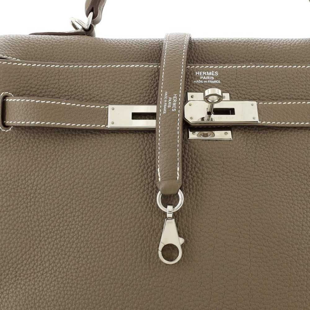 Hermès Leather handbag - image 6